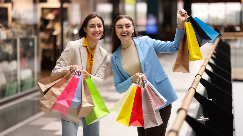 burlington mall shoppers